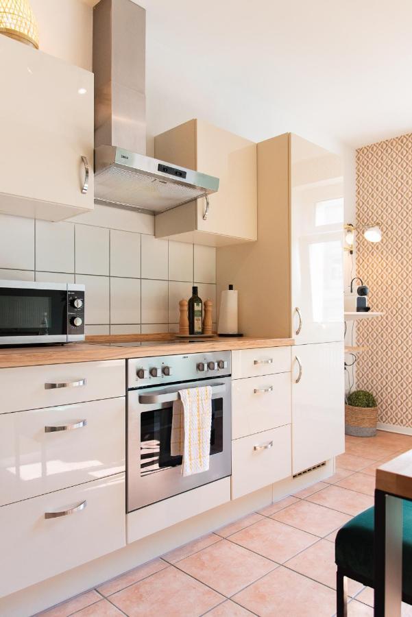 Stilvolles Apartment - Balkon, Netflix, Nespresso, Zentral, Messe Chemnitz Exteriör bild