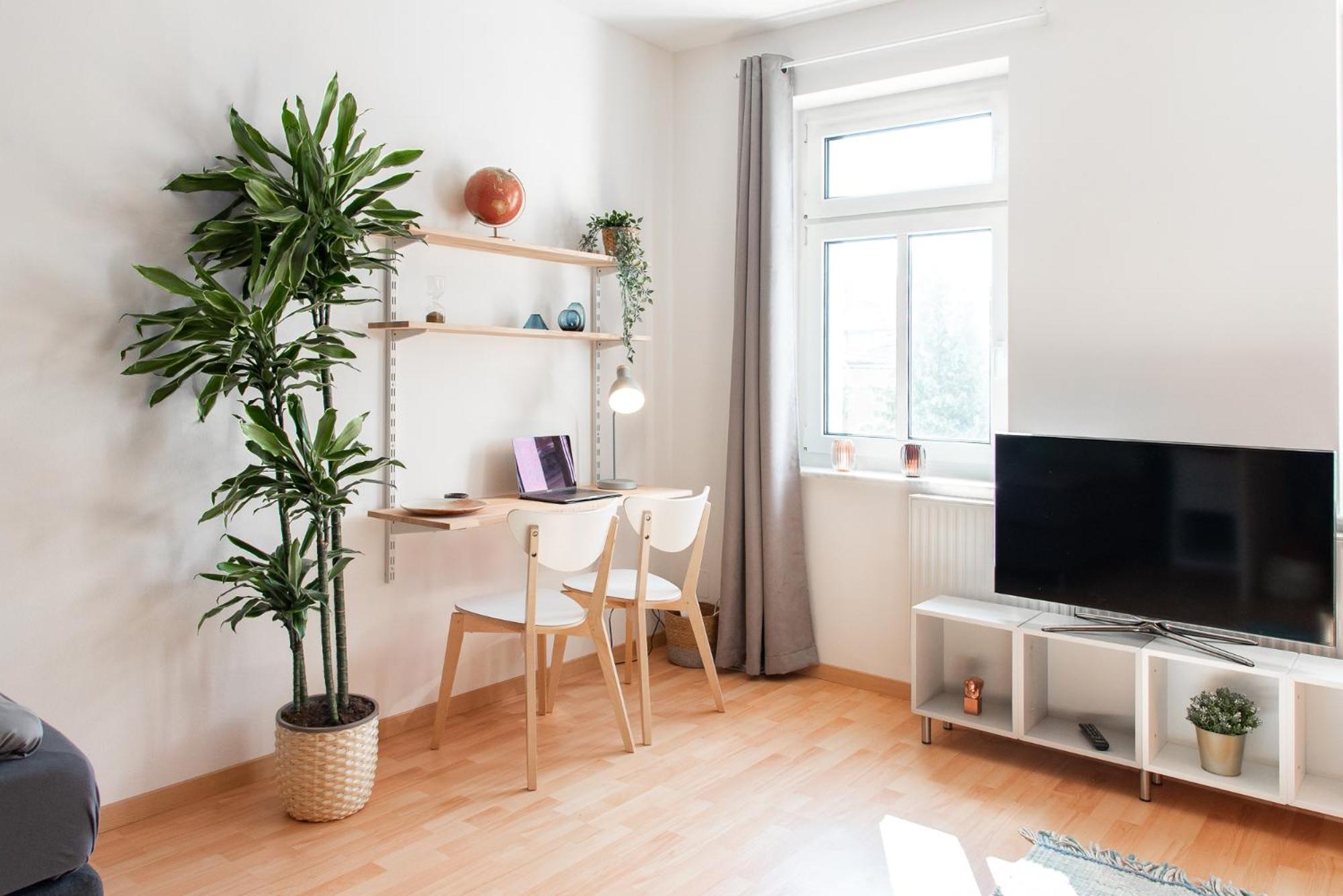 Stilvolles Apartment - Balkon, Netflix, Nespresso, Zentral, Messe Chemnitz Exteriör bild